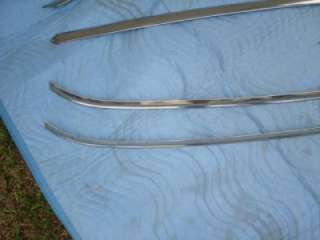 1956 Ford Fairlane Victoria Roof Rail Stainless Trim Mouldings  