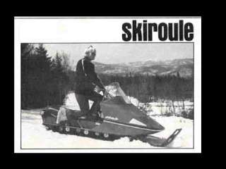 SKIROULE 1971 1972 1973 300 440 447 SNOWMOBILE MANUALs  