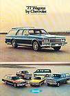 1977 chevrolet malibu impala wagon sales brochure  
