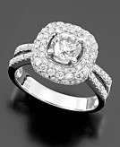    Engagement Ring Diamond 2 ct. tw. and 14k White Gold customer 