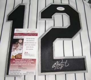   PIERZYNSKI SIGNED 2005 World Series White Sox Jersey AJ  