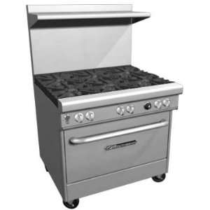   NG   Range w/ 36 in Thermostatic Griddle & Electric Standard Oven, NG
