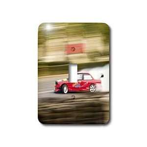 Florene Sports   Red Car Racing   Light Switch Covers   single toggle 