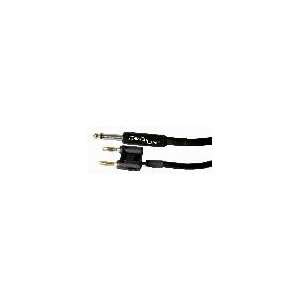   Labs 24 10588 25 FT 1/4 INCH TO BANANA PLUGS 16 AWG PRO SPEAKER CABLE
