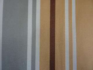 Fieldcrest Luxury Stripe Fabric Shower Curtain 72 x 72 NIP  