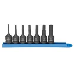 KD Tools 84912 7 Piece 3/8 inch Drive 6 Point Metric Hex Impact Socket 
