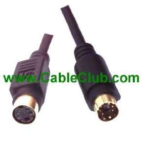  Cable, Svhs Cable, Mini Din 4 PIN Male S video Extension Cable Cord 