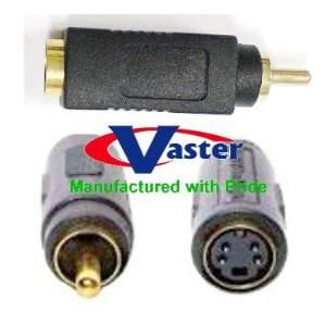   Adapter, with Chip (Mini Din 4 Pin Male to RCA Female) Electronics