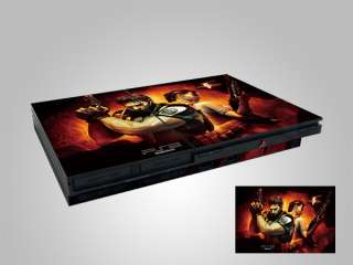 New For PS2 Vinyl Sticker Skin Protector Resident Evil5  