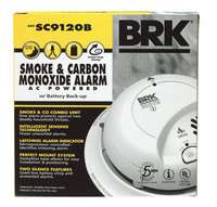 BRK Combo Smoke/Carbon Monoxide Alarm, 120 V  