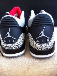 Air Jordan 3 Retro Black Cement NIB Mens Size 10 USA SELLER 
