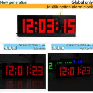   digital countdown clock,gun clock,nature sound alarm,night lamp clock