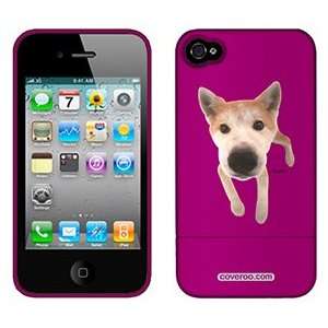  Akita Puppy on Verizon iPhone 4 Case by Coveroo  