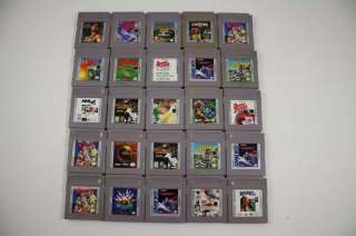 Game Boy Lot of 25 original Game Boy Games  