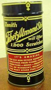 Nice Tibet Almond Stick Zenith Tin and Stick  