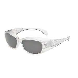 Optx 20/20 Eyedefend Allergy Glasses, Crystal Clear Haze with Sunglass 