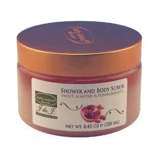   Irelands Shower and Body Scrub   Sweet Almond & Pomegranate Beauty
