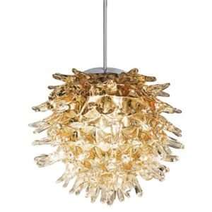  Ooni Pendant by LBL Lighting  R022693   Diffuser  Amber 