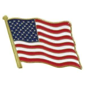 USA Flag Lapel Pin Standard Shorter Pole Patio, Lawn 