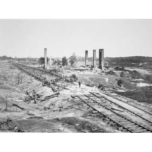 Ruins of Hoods 28 Car Ammunition Train and Scofield Rolling Mill 