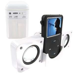   Speakers for iPod Nano/Mini/Photo/Video (WHITE)  Players