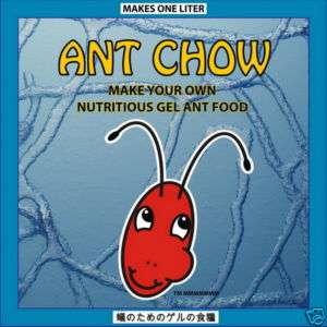 LEFT BEHIND? GET ANT CHOW   ANT FARM REFILL GEL 654367520581  