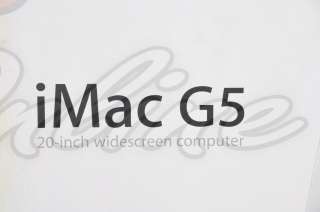 Apple iMac G5 Desktop with 20 MA064LL/A, 2.1 GHz PowerPC G5, 512 MB 