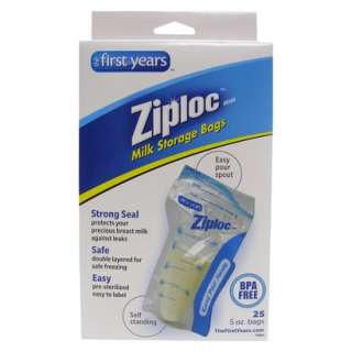The First Years Ziploc Milk Storage Bags (4 pack) product details page