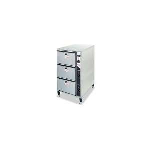 APW Wyott HDDS 3 120   Free Standing Slimline Warming Drawer, 3 Drawer 