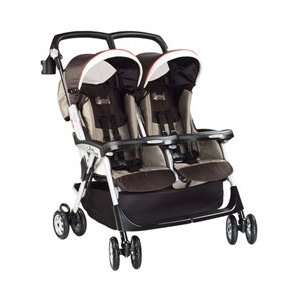  Peg Perego 2006 Aria Twin Stroller Pattern Toffee Baby
