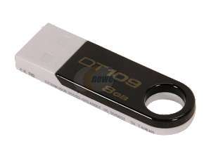    Kingston DataTraveler 109 8GB USB 2.0 Flash Drive (White 