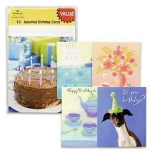  Birthday Cards 10 Piece 5 Assorted Prints Case Pack 96 