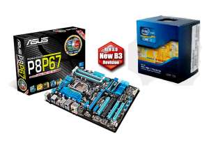   Core i7 2600K CPU + Asus P8P67 Rev.3.0 Motherboard Combo set  