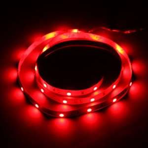    Red 1M 30 LED 5050 SMD Flexible Car DIY Strip Light Automotive