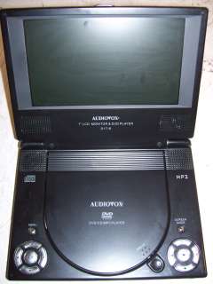 Audiovox D1718 Portable DVD Player 7 LCD Monitor  