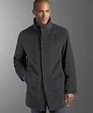    Alfani Jacket, Double Collar Coat  