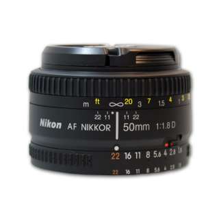 Nikon Normal AF Nikkor 50mm f/1.8D Autofocus Lens 0182080213768  