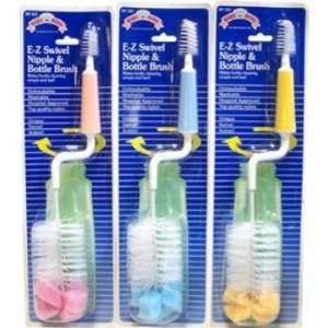  E Z Swivel Baby Bottle Brush/Sponge Case Pack 72 