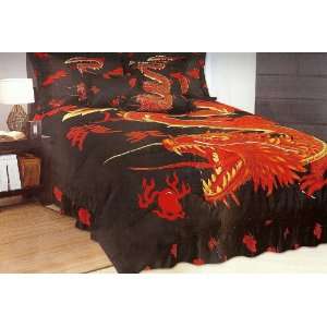   SIZE Dragon Bed in a Bag 7 pc. Comforter Bedding Set