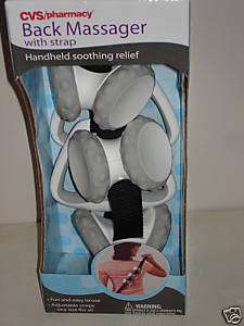 Handheld Back Massager w/ Adjustable Strap soothing NEW  