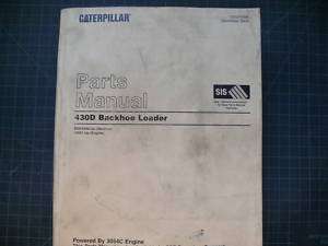 CAT Caterpillar 430D Backhoe Loader Parts Manual Book  
