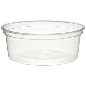 Solo MN8X 8 Oz. Unprn Translucent Container Plastic (500 Pack)  