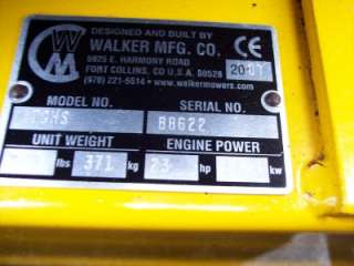 YOU ARE LOOKING AT A 2007 WALKER 48 HTGHS ZERO TURN MOWER WITH BAGGER 