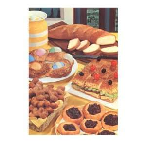  Baked Goods Premium Poster Print, 12x18