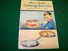 Mrs. Neils Cooking Secrets & The Story of Crisco 1923