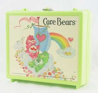 Vintage Care Bears 1983 Plastic Lunchbox  