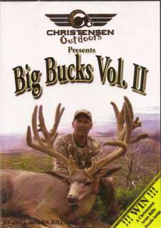 Big Bucks Vol 2 ~ Mule and Whitetail Deer Hunting DVD  