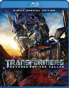 Transformers Revenge of the Fallen Blu ray Disc, 2009, 2 Disc Set 