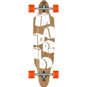  Madrid 3D Wood Drop Thru Bamboo Skateboard Complete (8.75 