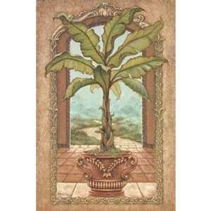  Classical Banana Tree by Janet Kruskamp 6.00X8.00. Art 